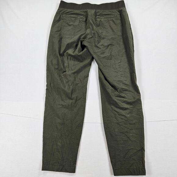 Athleta Midtown Ankle Featherweight Stretch Pant in Green Women's Size 6 - Picture 7 of 7